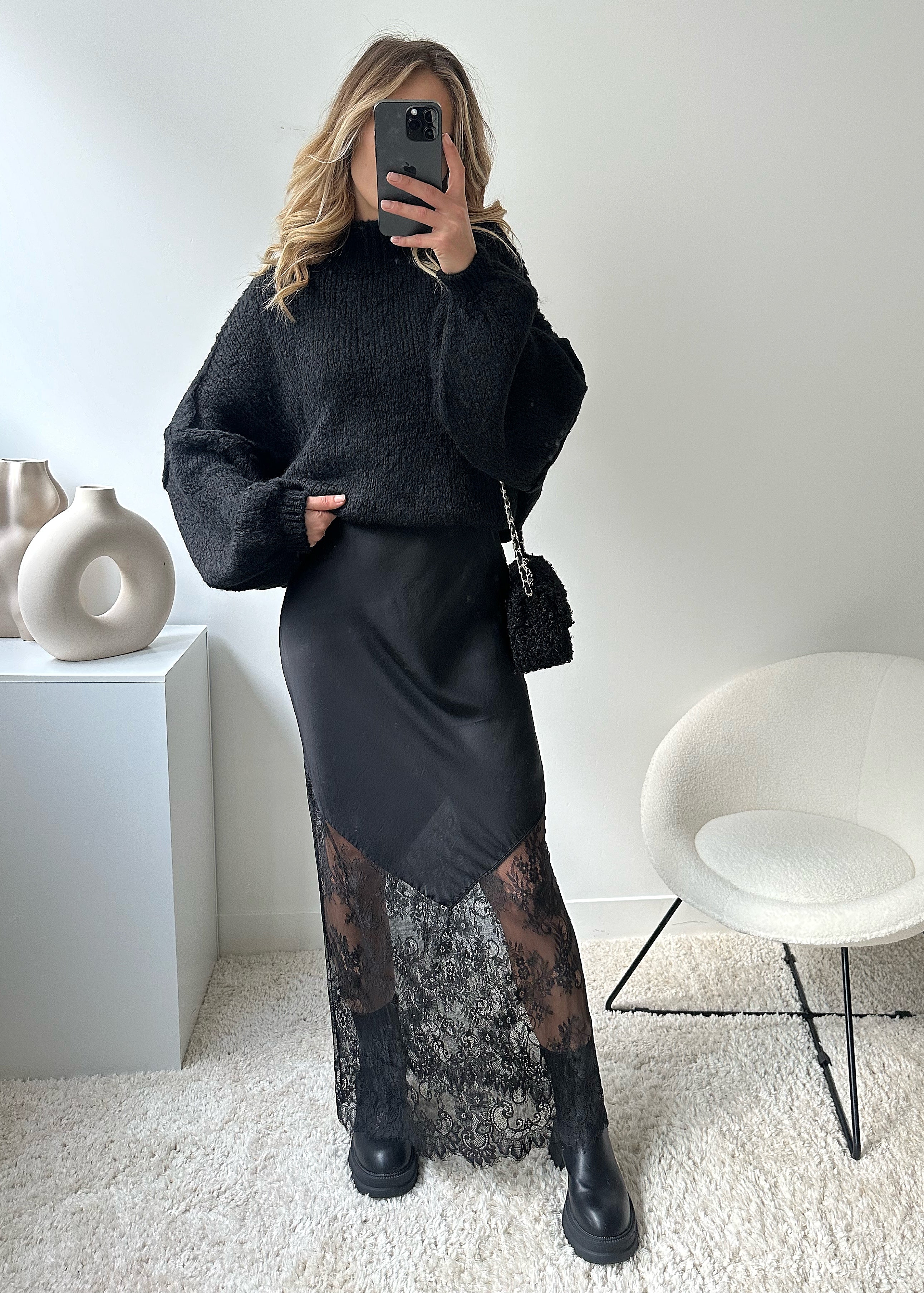 Jupe Escarpin Collant Noir Jupe Escarpins Avec Collants Noirs