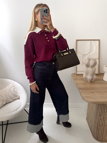 Jean à revers RAFAELI