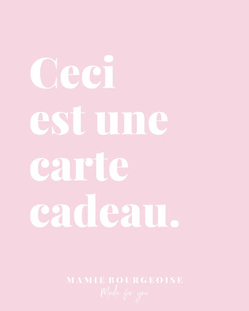 Cartes-cadeaux