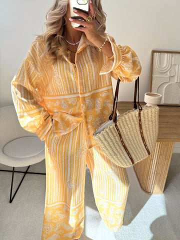 Ensemble chemise et pantalon à imprimé MASIMO