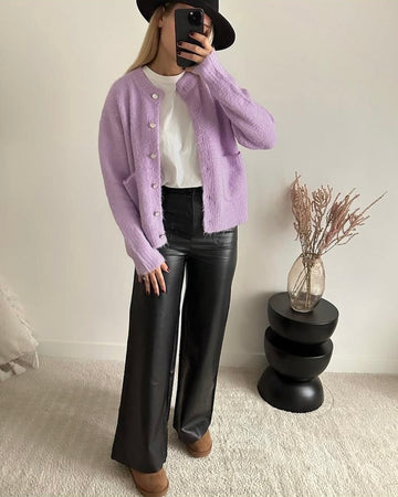 Pantalon en simili cuir WILL