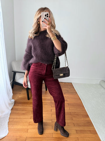 Pantalon en suédine ALBERT