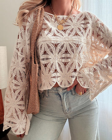 Top en maille crochet MONTALNO