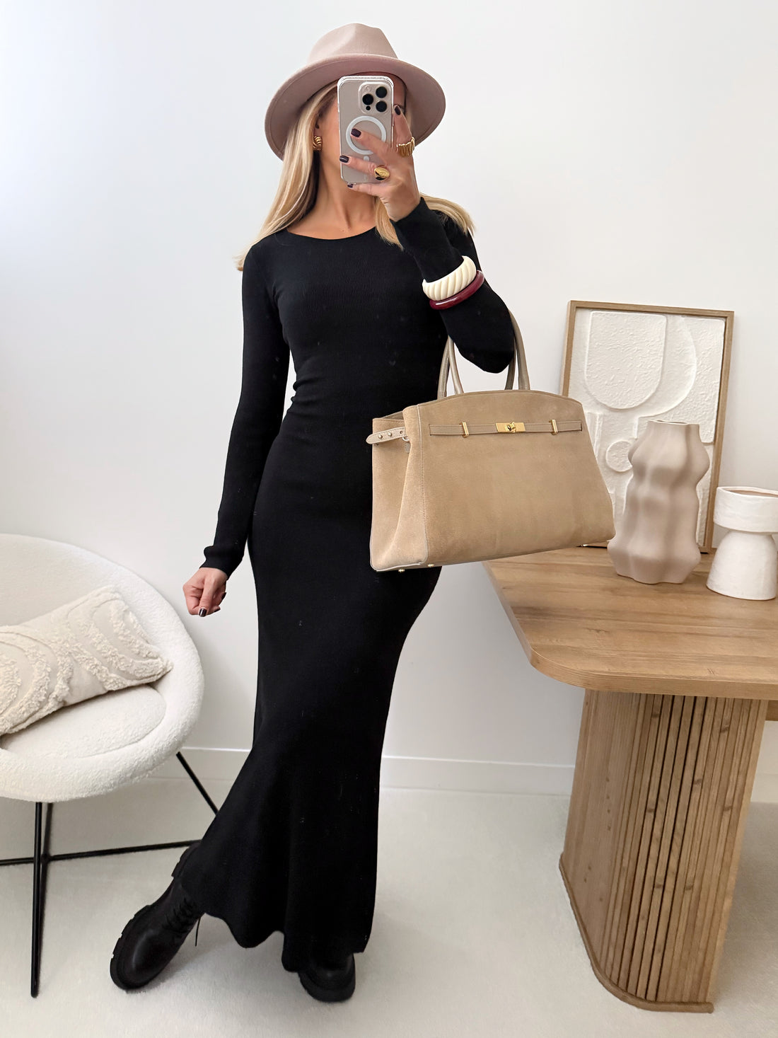 Robe longue ajustée TREVI PRÉCOMMANDE