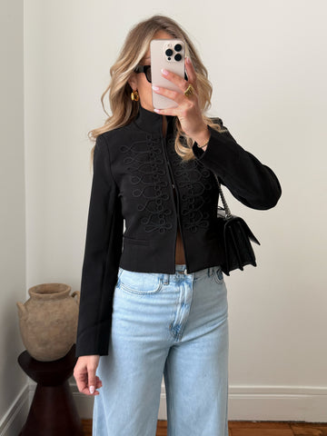 Veste cintrée col officier EDWIGE