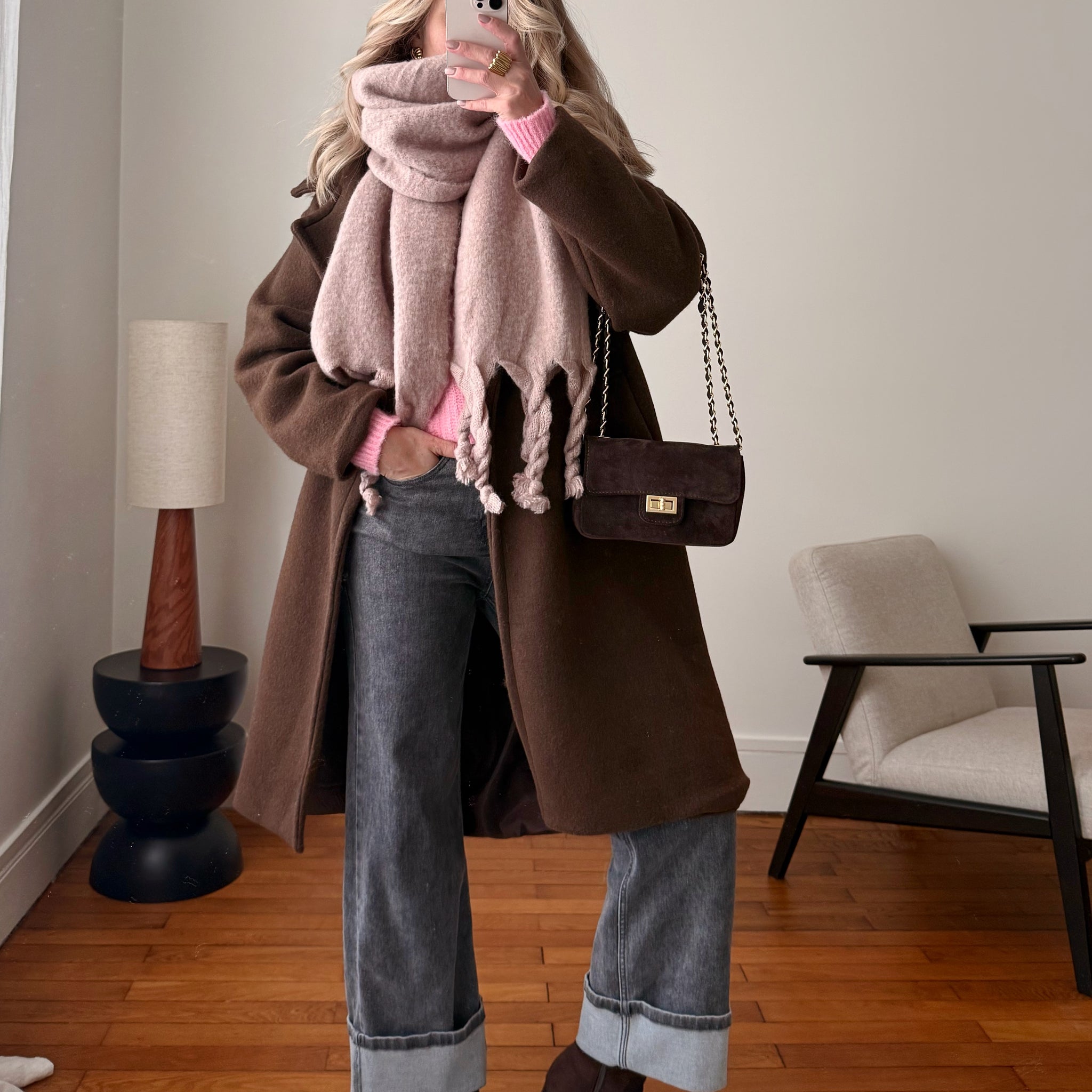 Écharpe en laine mélangée BARCELO