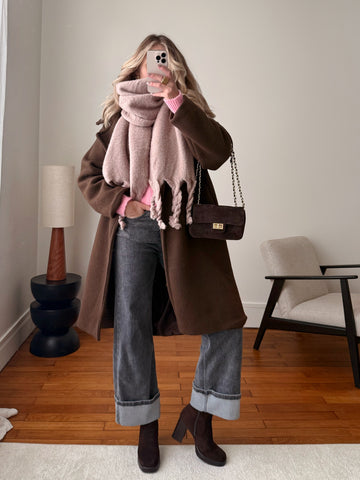 Écharpe en laine mélangée BARCELO