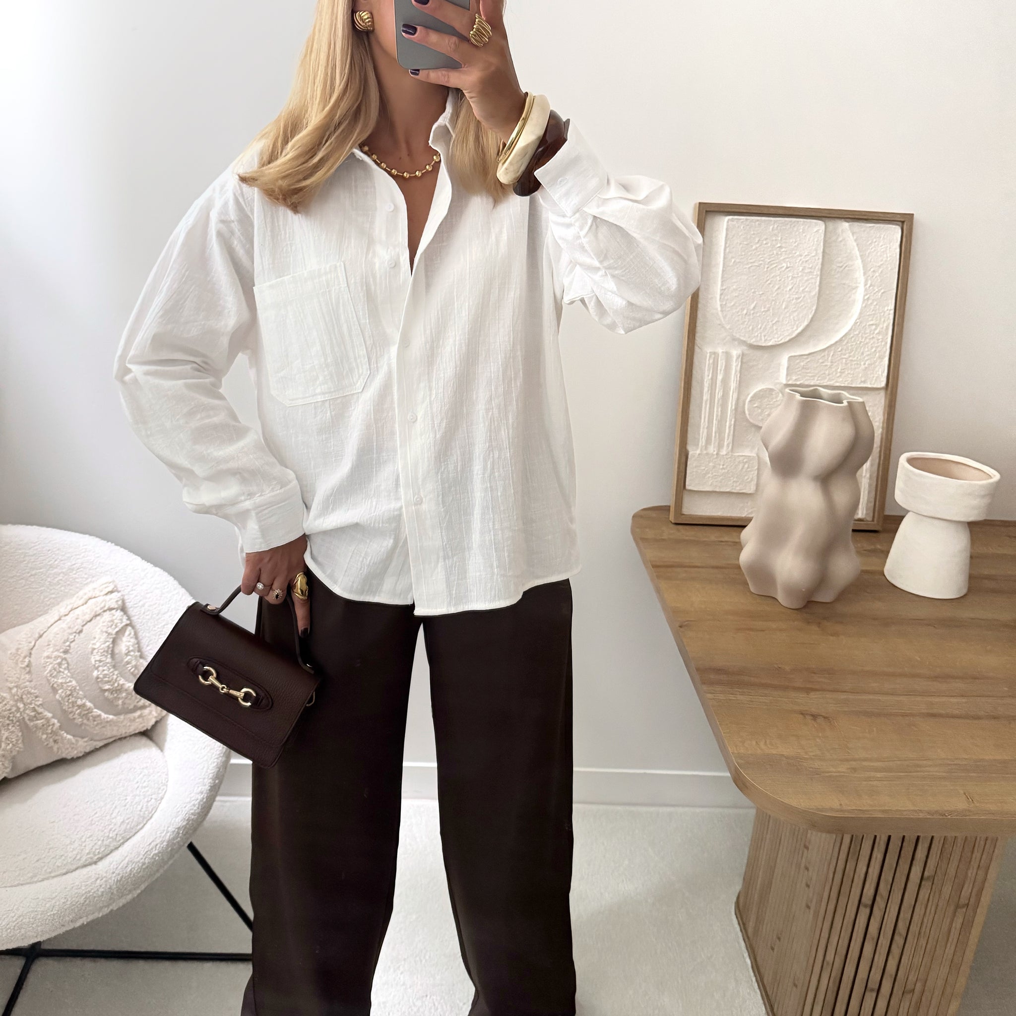 Chemise en coton ORPHÉON
