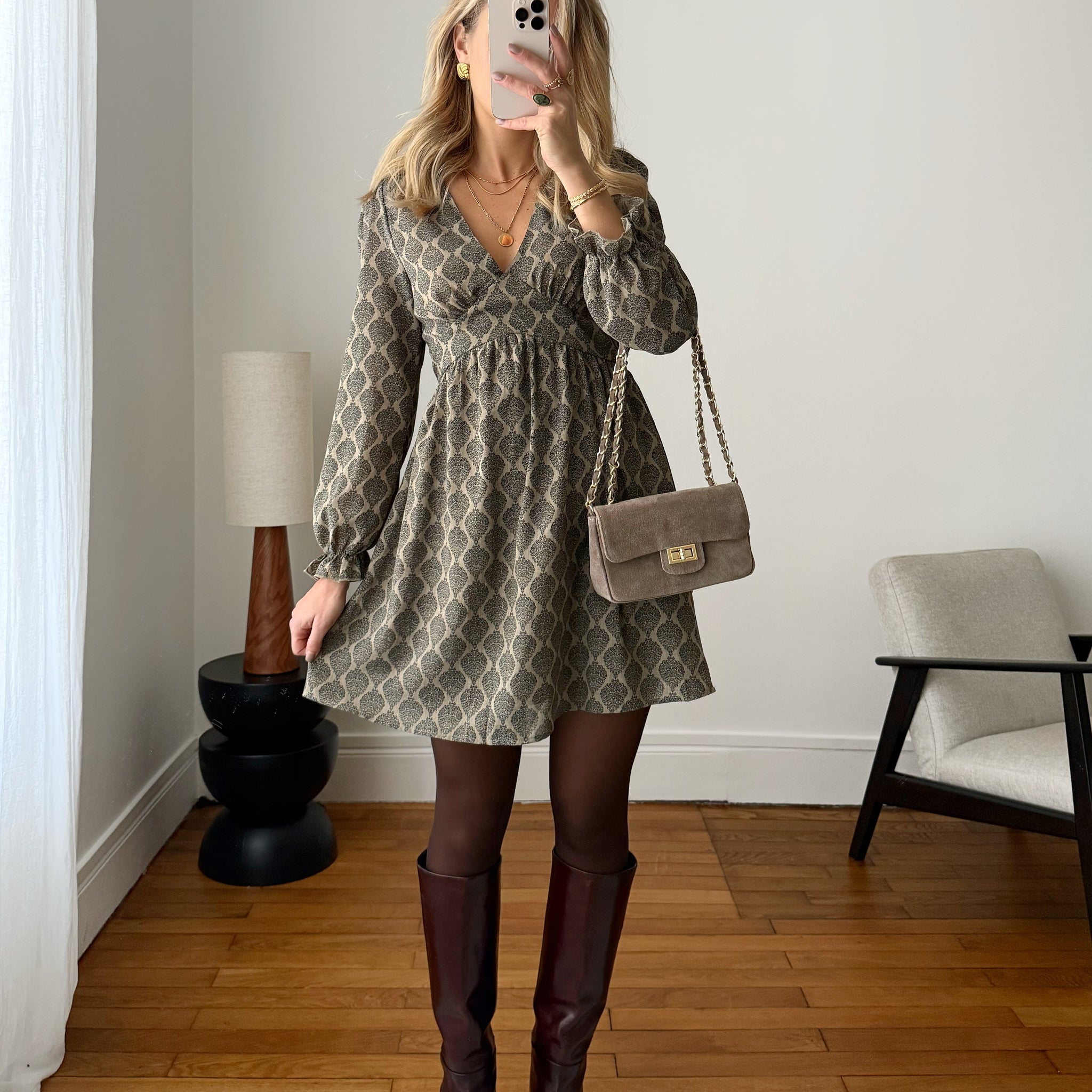 Robe à imprimé NANCIE