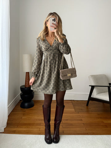 Robe à imprimé NANCIE