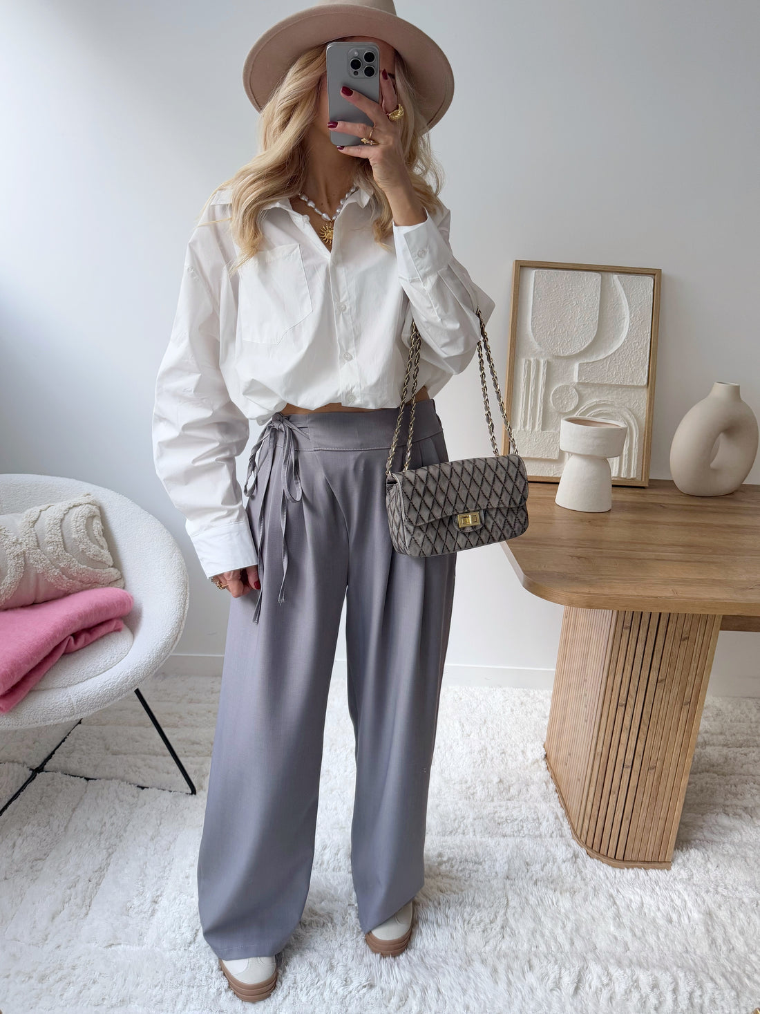 Pantalon portefeuille coupe large NAÏG