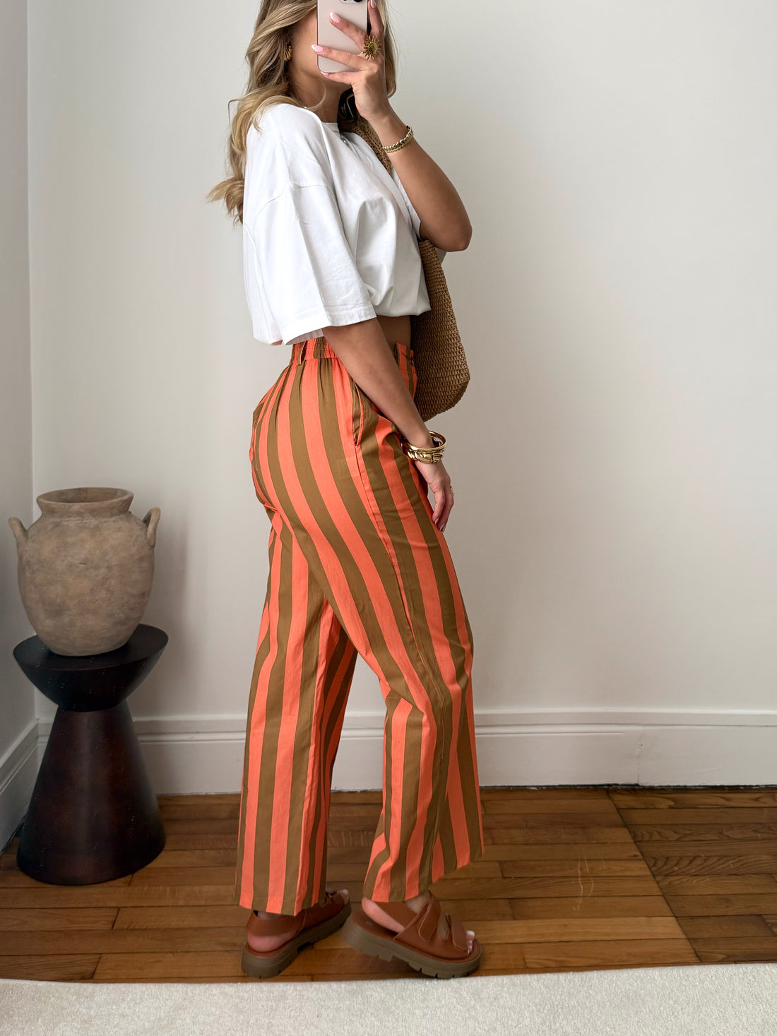 Pantalon à rayures MONET