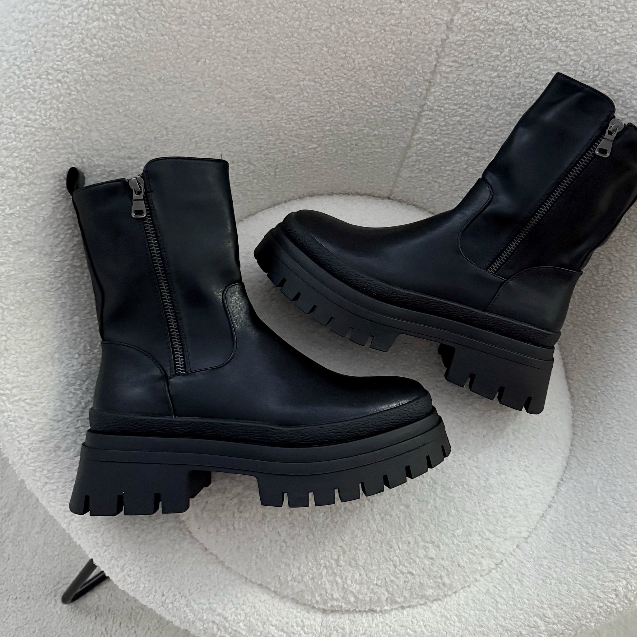Bottines plateforme crantée JEFFERSON