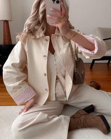 Veste à doublure carreaux DACRE