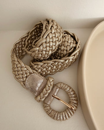 Ceinture tressée BUSSY