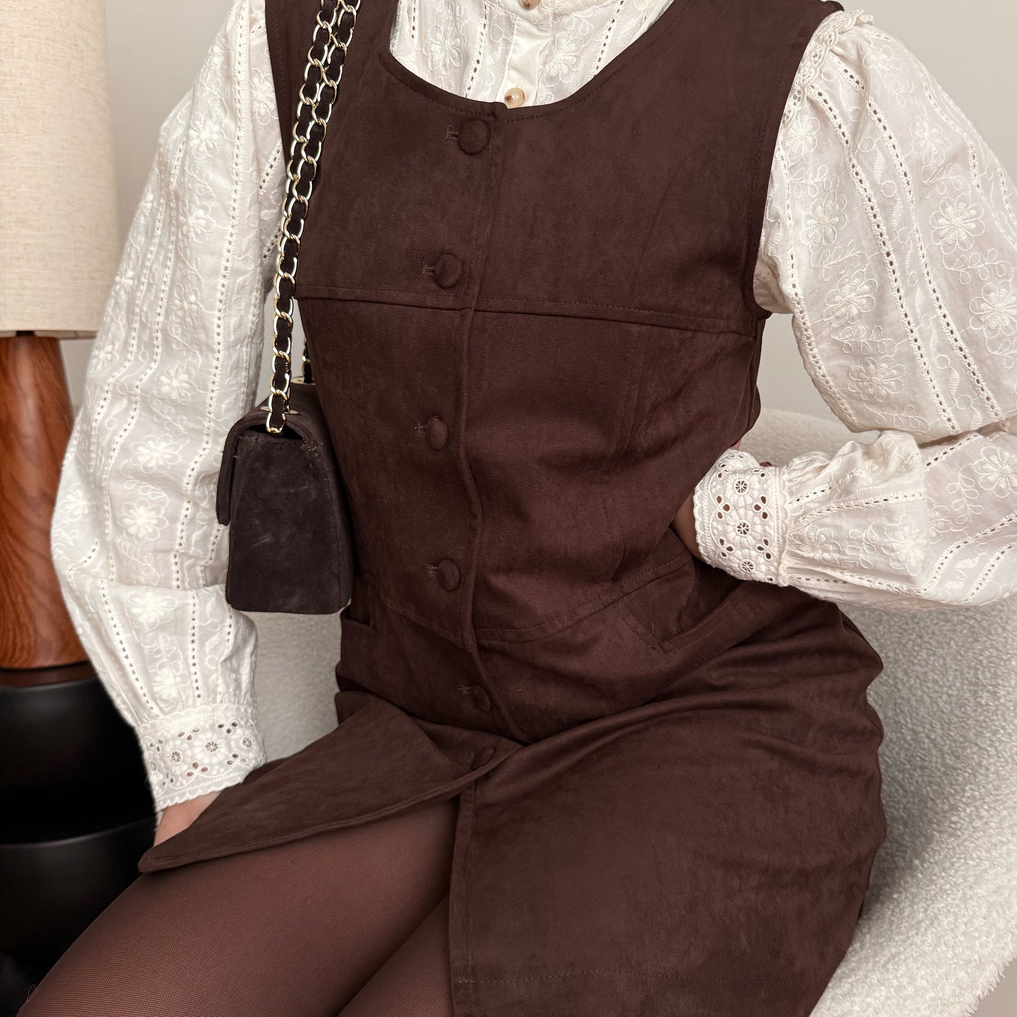 Robe en suédine RIVA