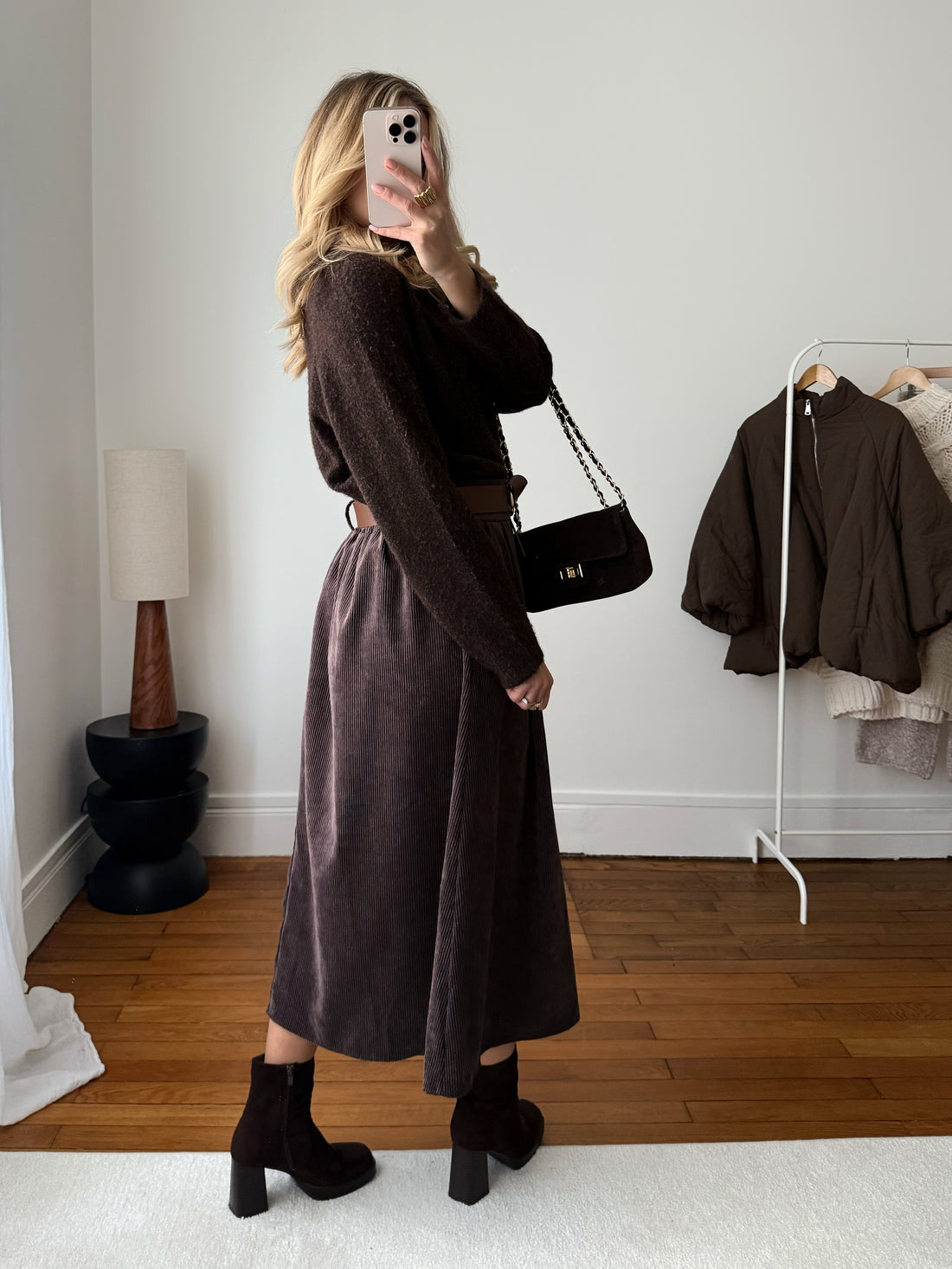 Jupe velours côtelé GERMANE