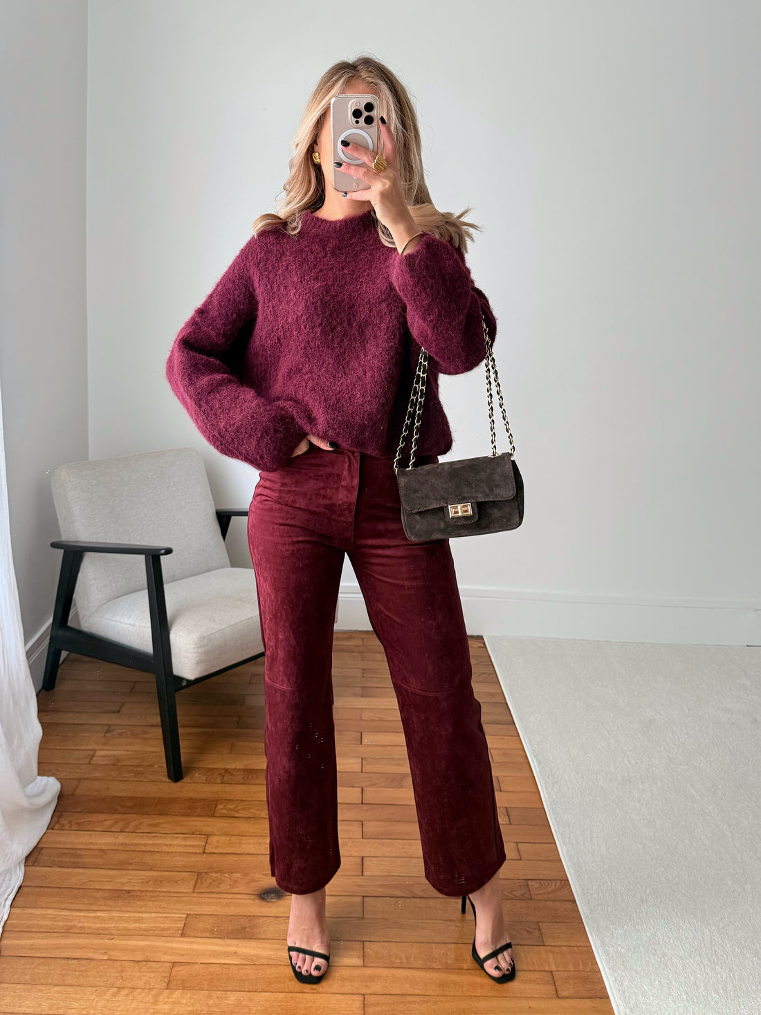 Pantalon en suédine ALBERT