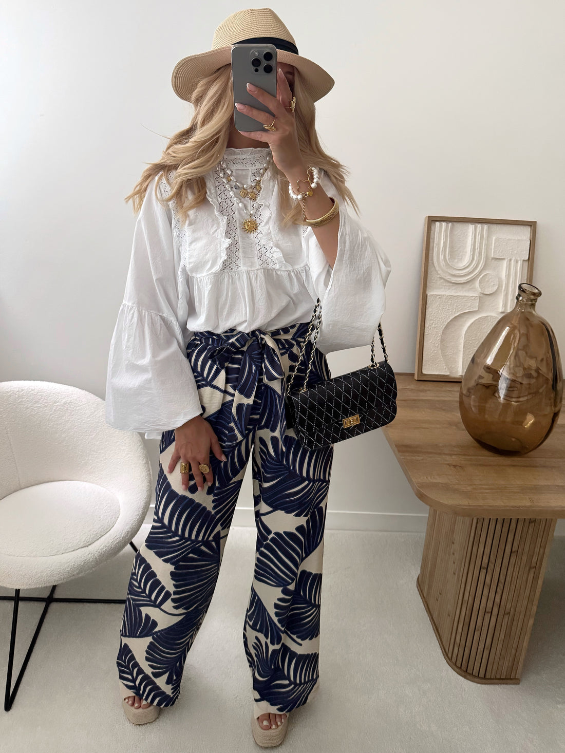 Pantalon à imprimé TIBERIUS