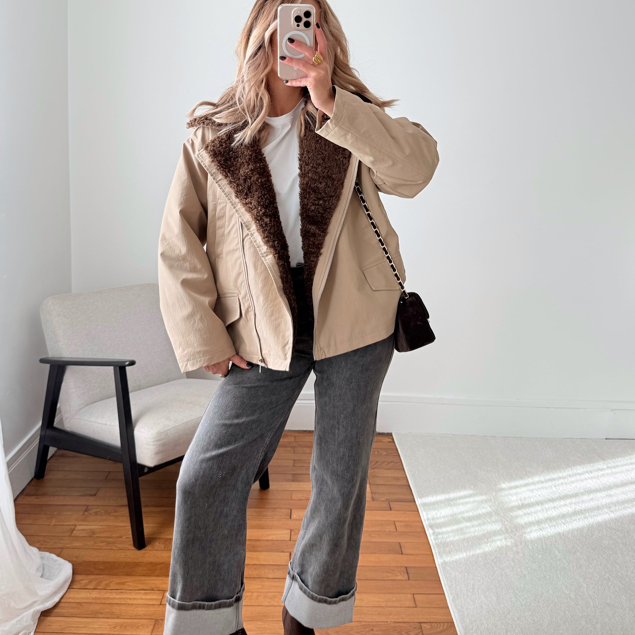 Manteau doublure fourrure COLORADO