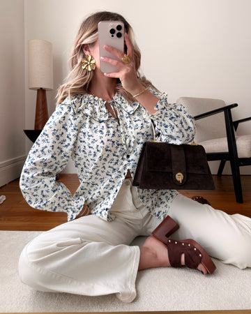 Chemisier à imprimé floral LIBA