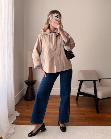 Trench court à capuche amovible GAUSS