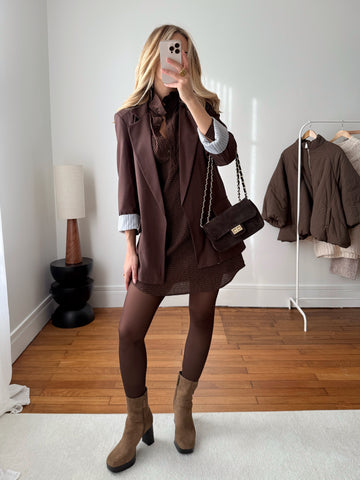 Veste blazer à épaulettes CONSTANCE