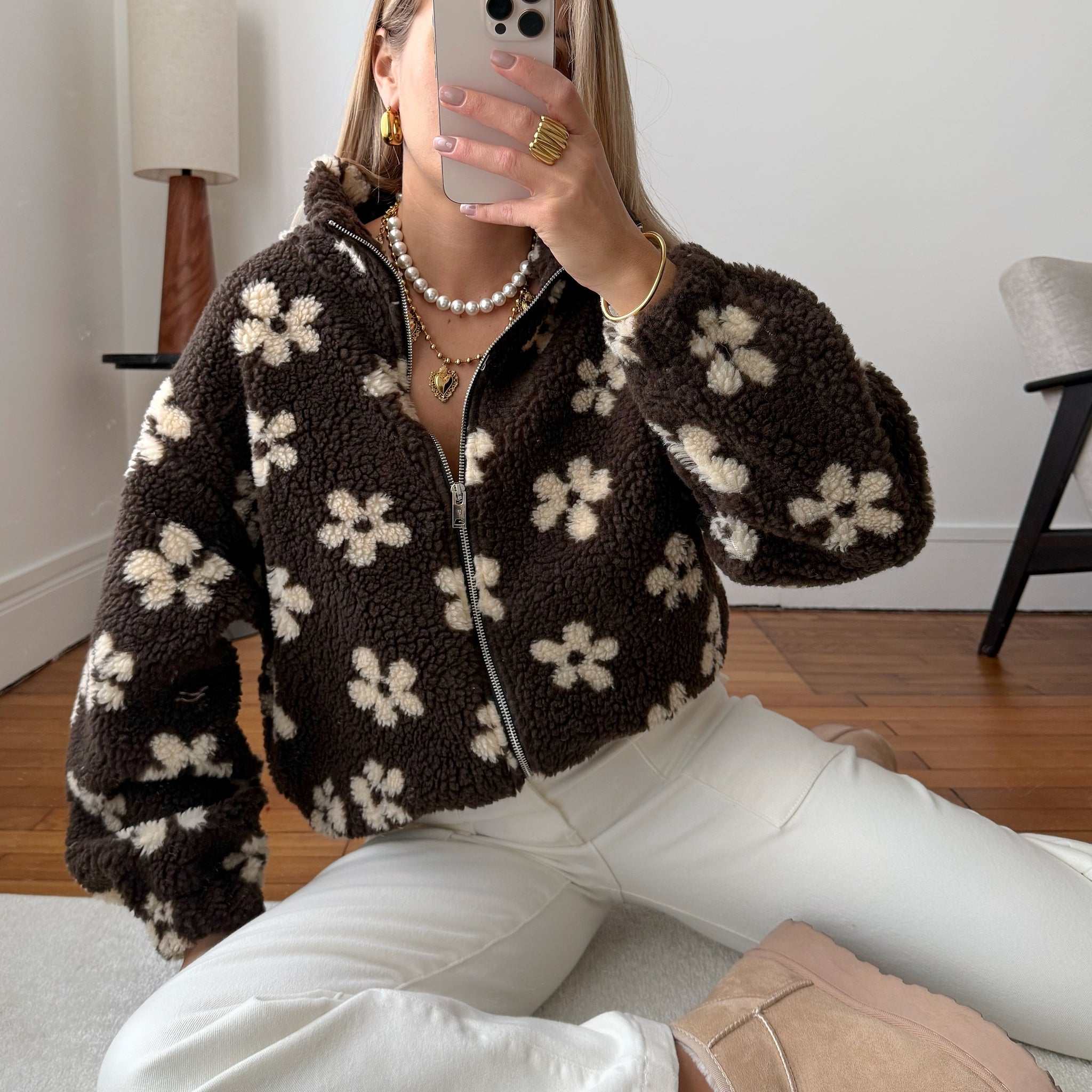 Polaire imprimé floral THORINS PRÉCOMMANDE