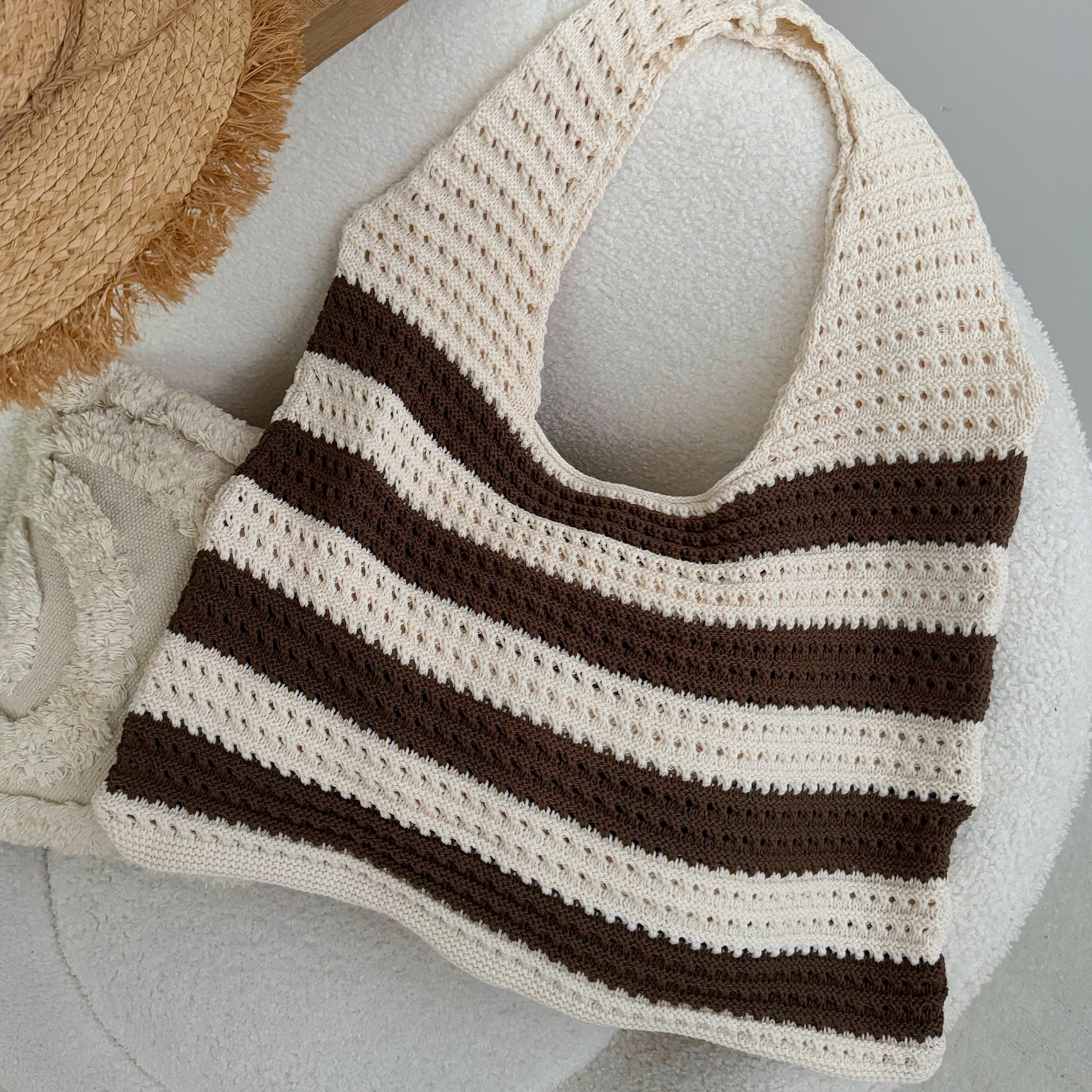Sac en crochet LORINI - écru