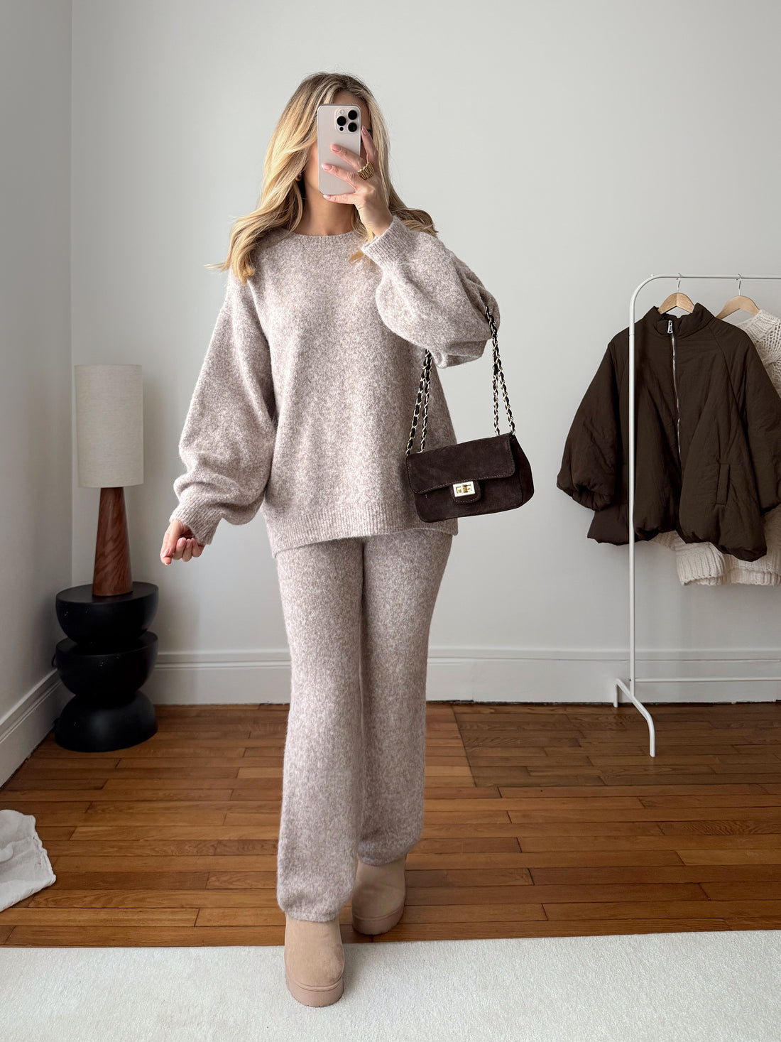 Maille douce oversize VANOISE - mocha