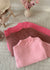 Pull en maille col montant BALDWIN - rose fluo