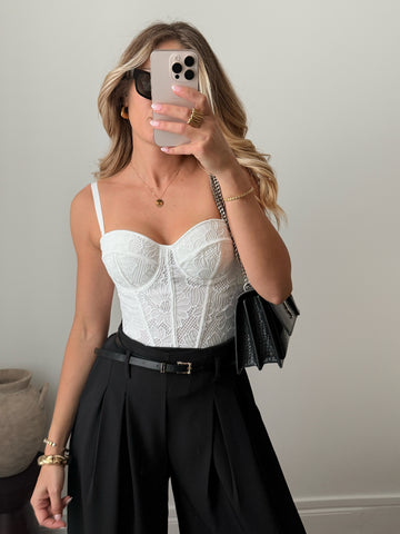 Corset dentelle PAUSANIA