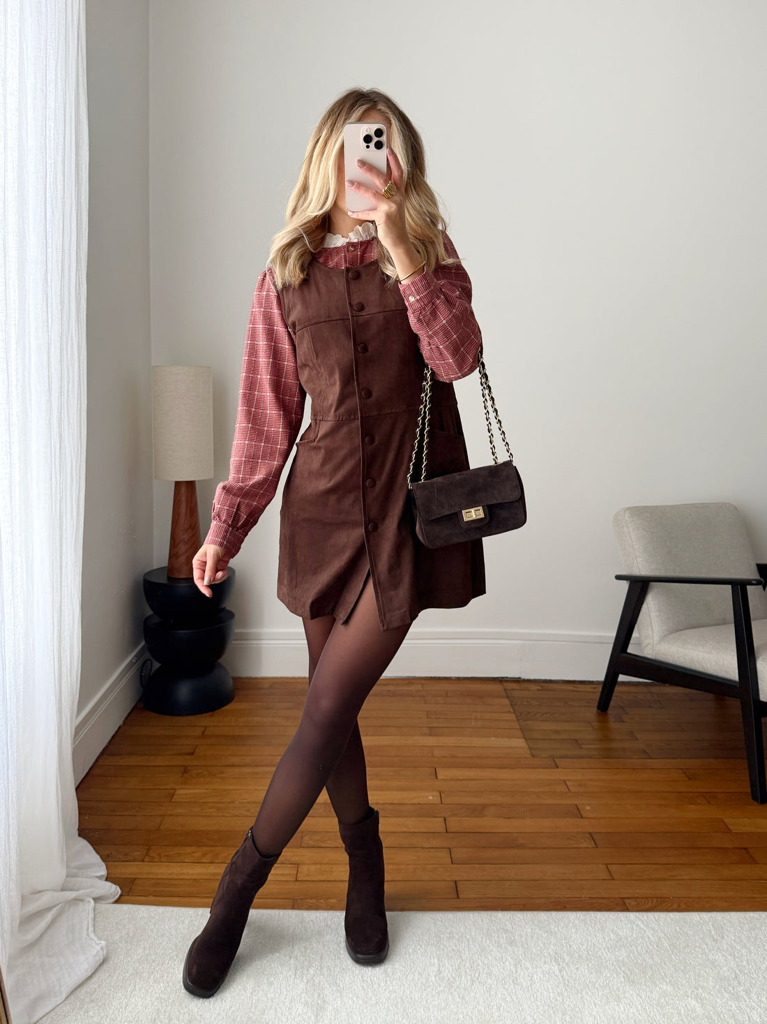 Robe en suédine RIVA