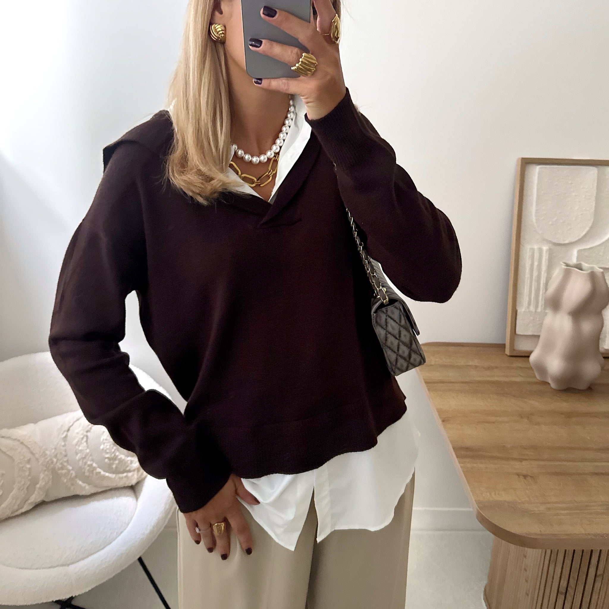 Pull chemise ELMONT