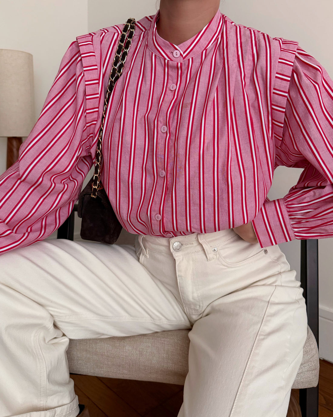 Chemisier à rayures MARCUS