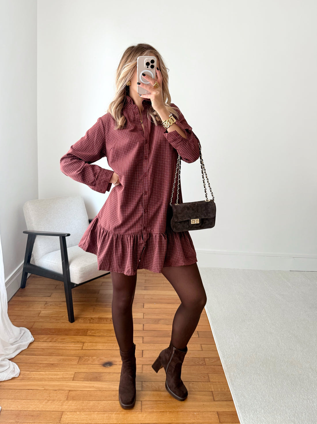 Robe à carreaux SEDONA