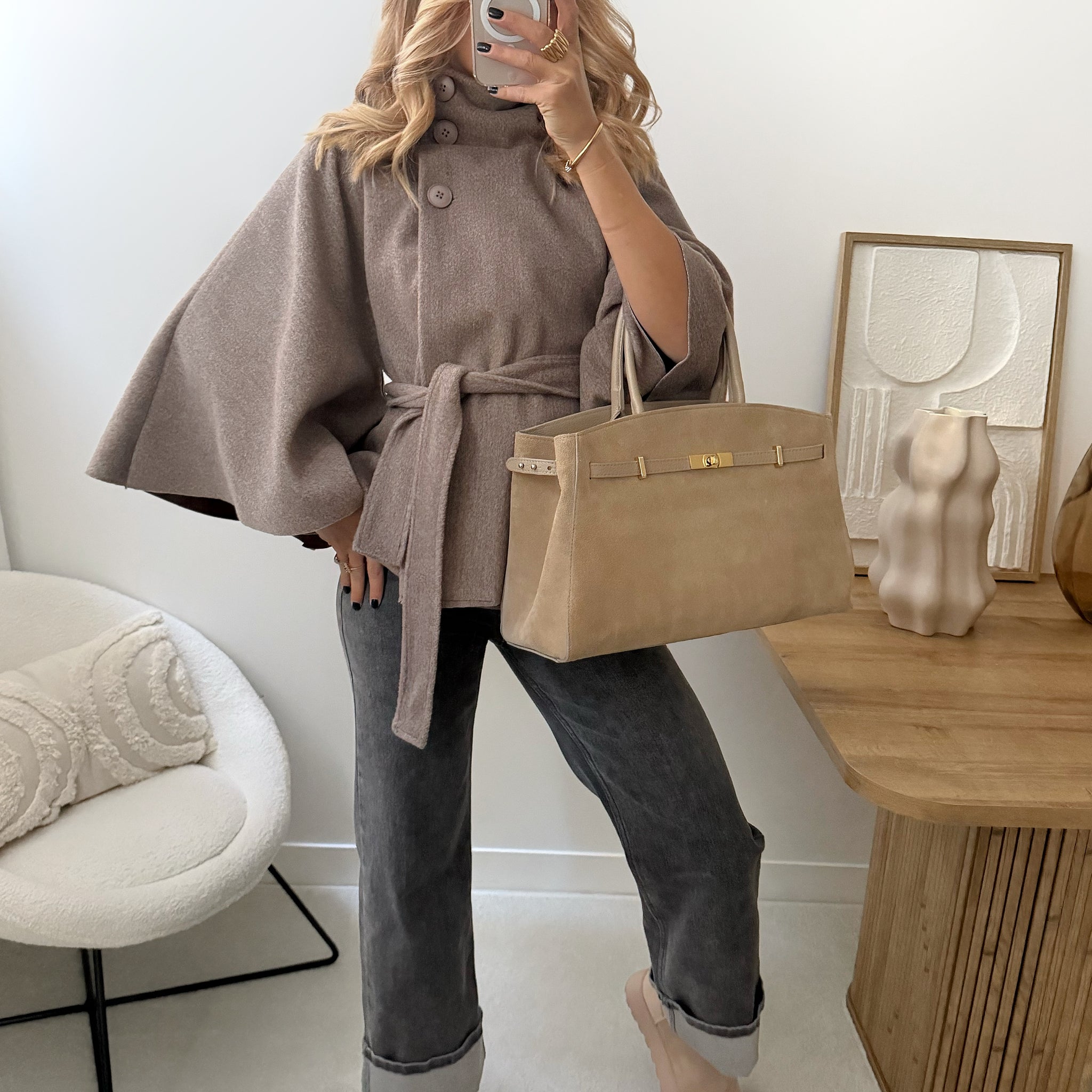 Cape avec ceinture LUMA