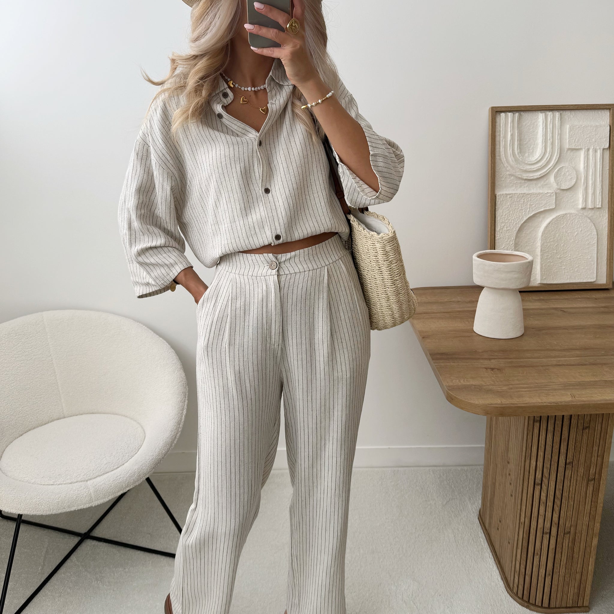 Pantalon à rayures DANIELÉ