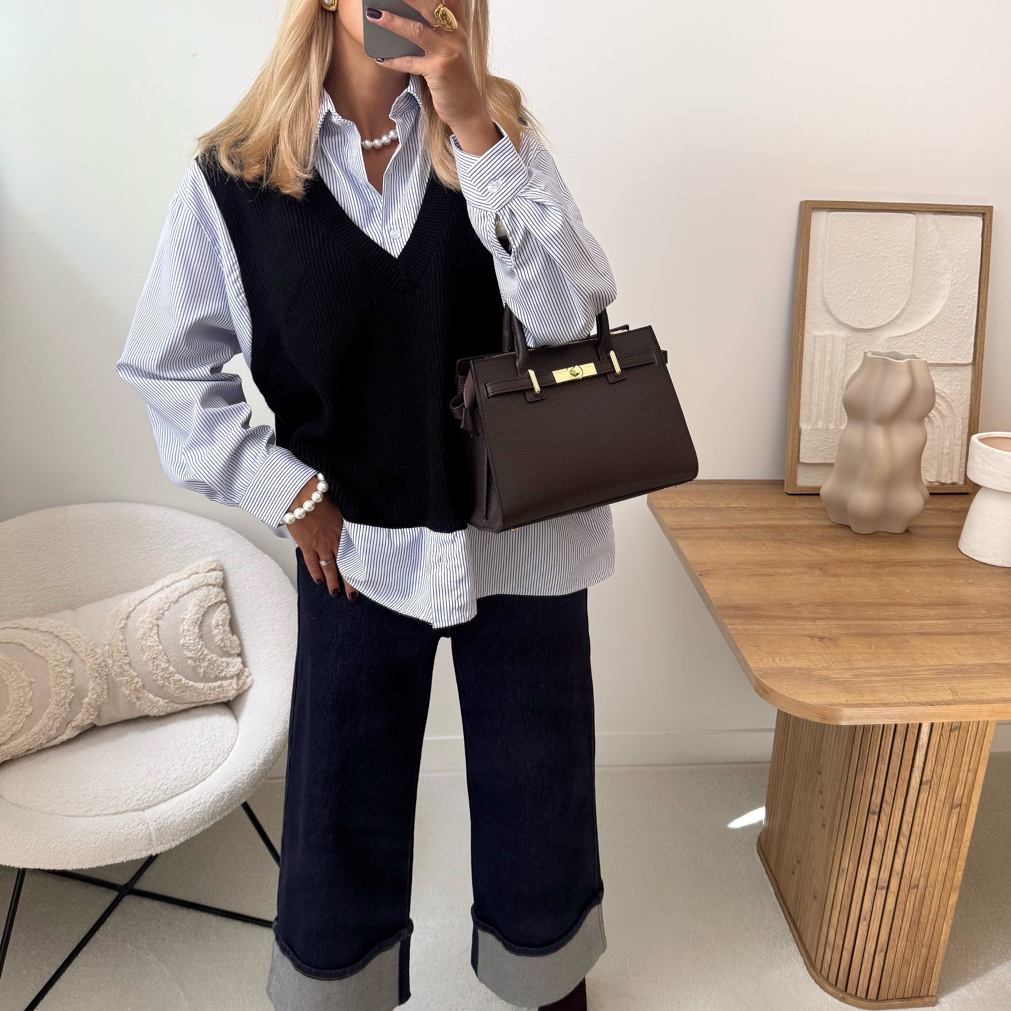 Pull chemise LEONCE