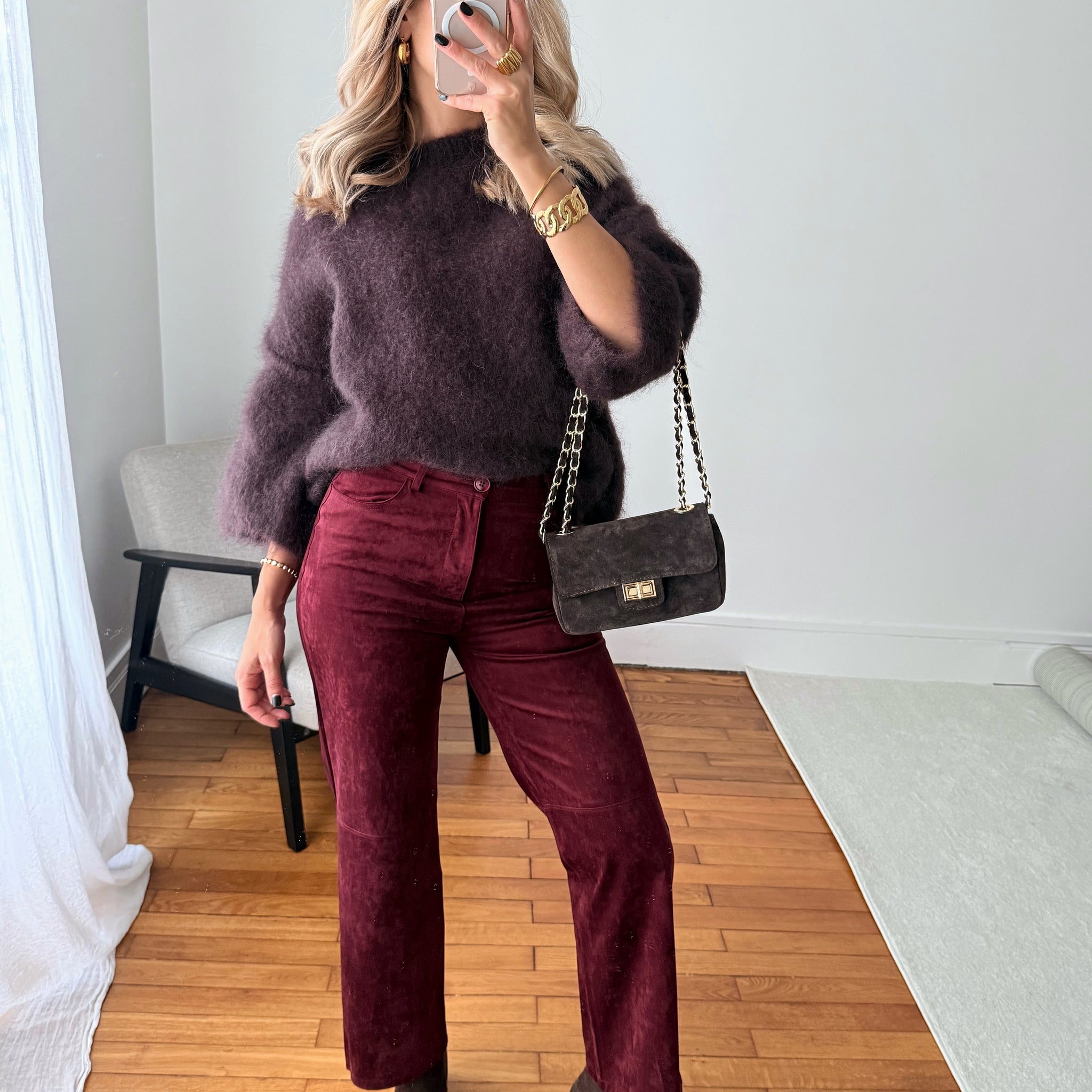 Pantalon en suédine ALBERT