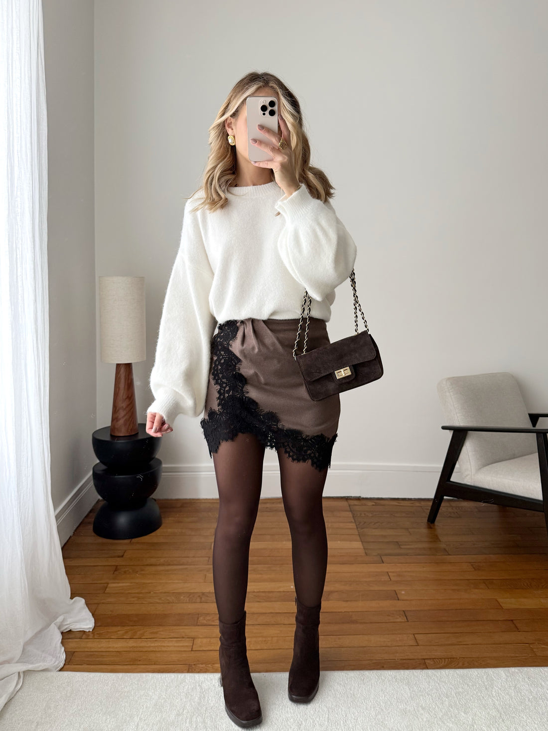 Jupe dentelle MARLY PRECOMMANDE