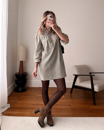 Robe à imprimé Vichy LAURYN