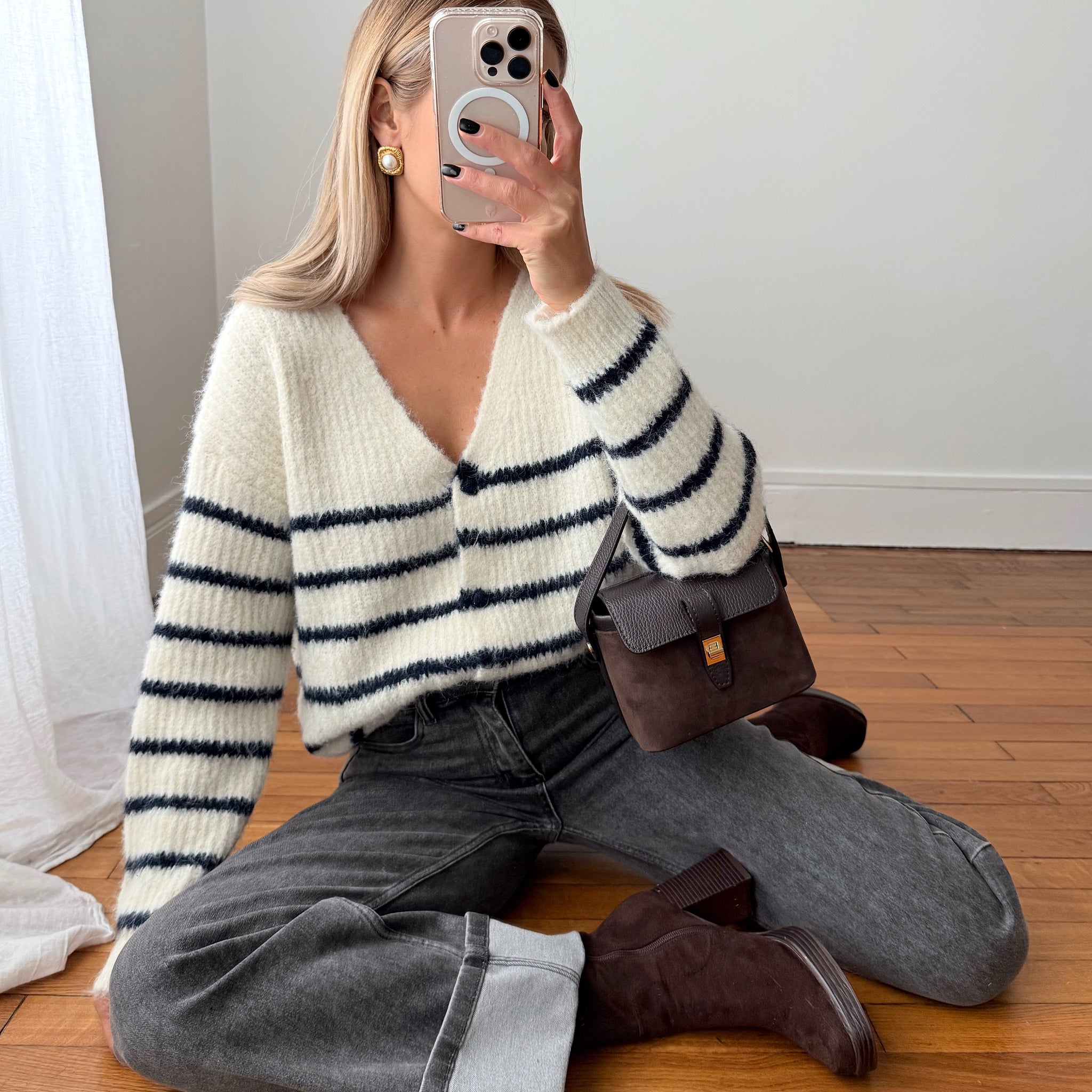 Cardigan marinière PASSY