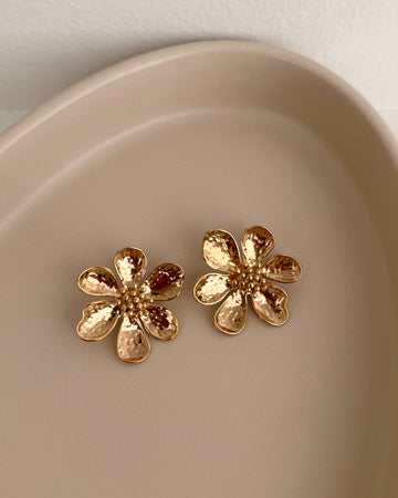 Boucles d'oreilles fleurs PEONY