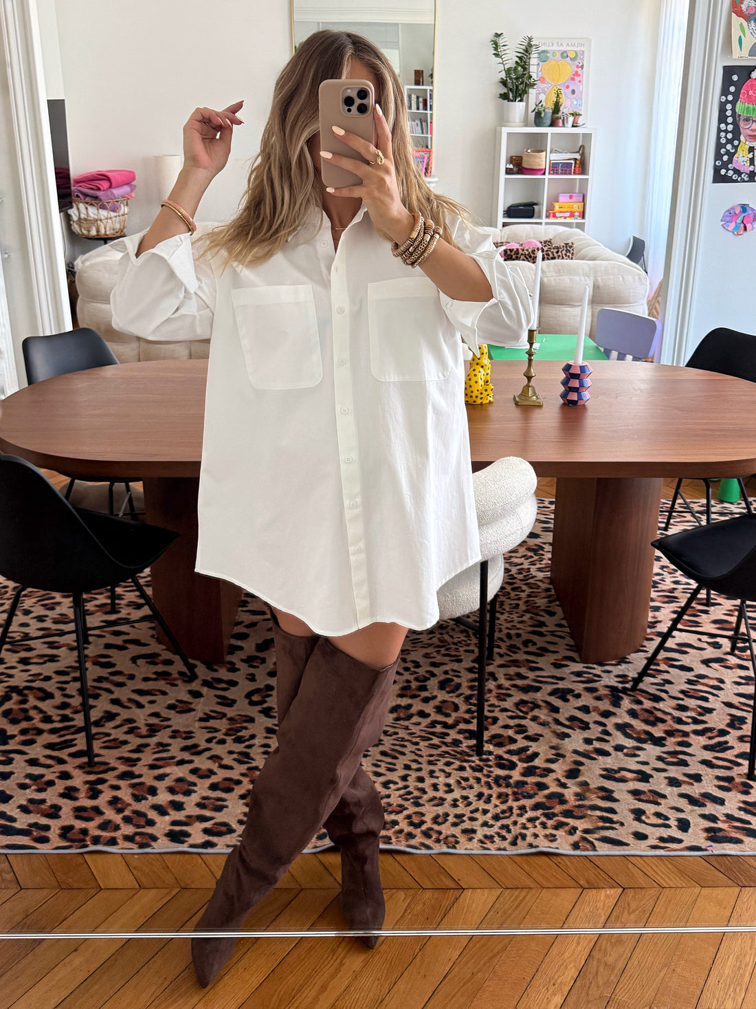 ROBE CHEMISE BIANCA