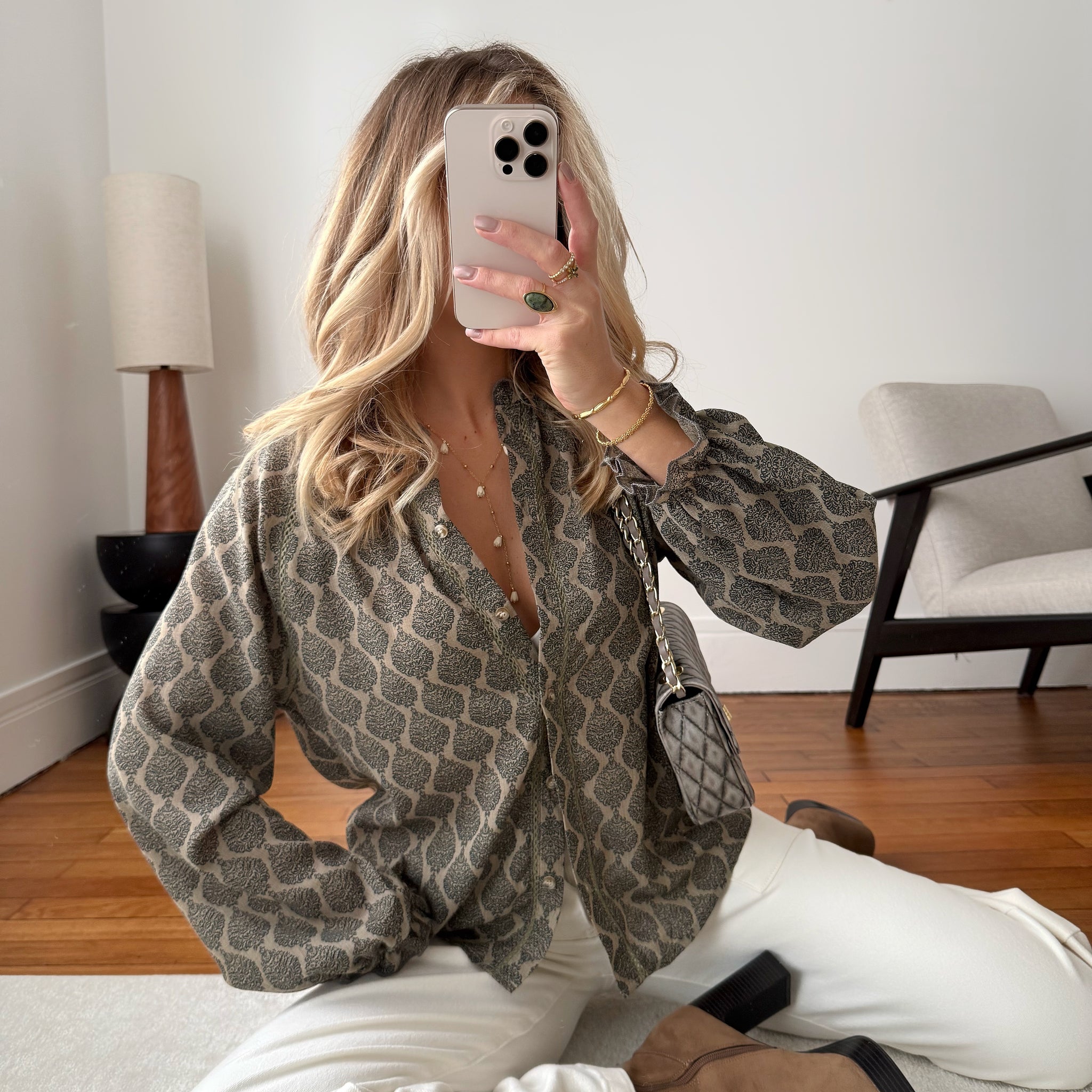 Chemisier à imprimé MESSONI