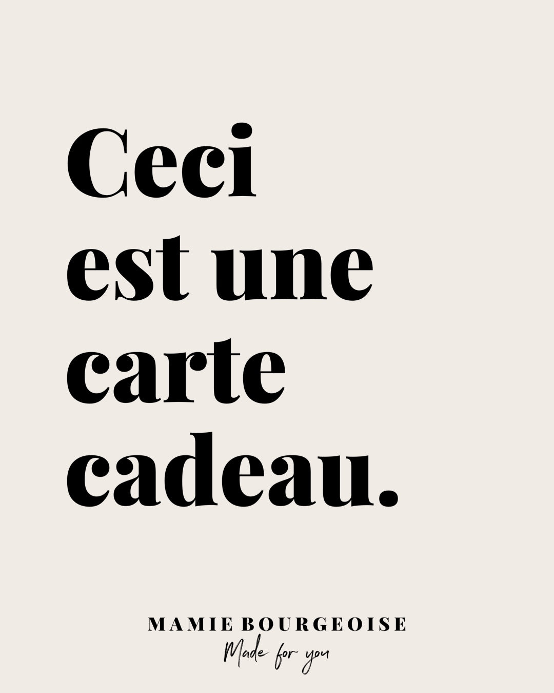 Cartes-cadeaux
